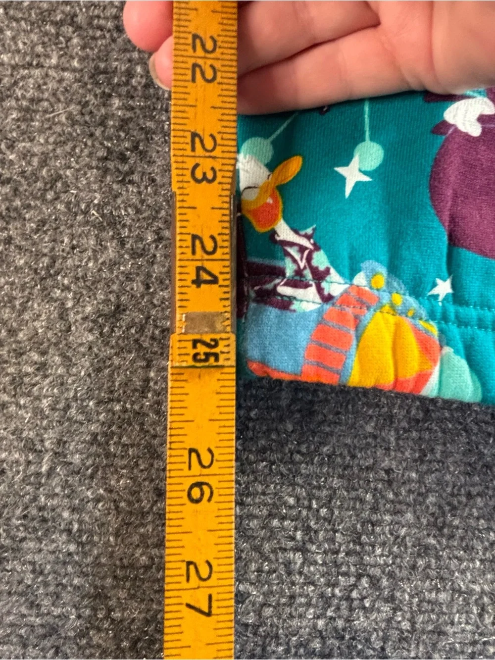 Disney Teal Character Pajama Bottoms with Multicolor Prints